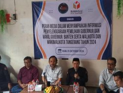 Ketua Bawaslu Kota Tangerang: Pentingnya Peran Media dalam Pilkada Serentak