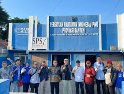 Ketua Umum PWI Zulmansyah Sekedang Kunjungi Sekretariat PWI Banten