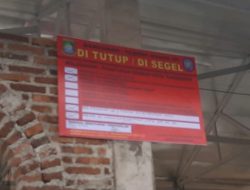 Tegas, Satpol PP Kota Tangerang Segel Bangunan Tanpa Izin PBG
