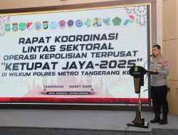 Koordinasi Persiapan Pengamanan Hari Raya Idul Fitri 2025, Kapolres Pimpin Rakor Lintas Sektoral