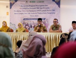 Perkuat Program Eliminasi TBC, Maryono Serahkan PMT
