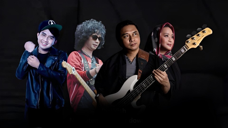 Bima Wp berkolaborasi dengan Tya Subiakto, Alex Kuple, dan Rendy Suryadi pada lagu Jejak Kegalauan. (Dok. Istimewa)