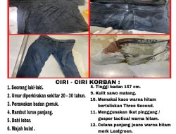 Polisi Beberkan Ciri-Ciri Jasad Pria Dalam Karung di Jalan Daan Mogot KM 21, Simak Disini
