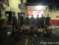 Sita 3 Sajam dan 1 Busur Panah, Tim Patroli Perintis Presisi Polrestro Tangerang Kota Amankan 8 Remaja Hendak Tawuran