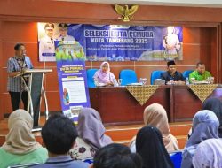 Pemkot Tangerang Gelar Seleksi Duta Pemuda, Sekda: Pemuda Harus Bisa Berkontribusi Nyata Bagi Kotanya