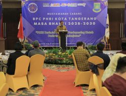 Buka Muscab PHRI, Maryono: Wujudkan Pariwisata Tangerang yang Berdaya Saing 