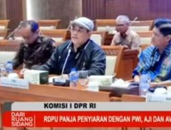 Ketua PWI Pusat Zulmansyah Sekedang Soroti Dampak Revisi UU Penyiaran dalam RDPU Komisi I DPR RI