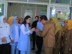 Maryono Dampingi Ibu Wapres Tinjau Layanan Kesehatan, 8.959 Warga Sudah Manfaatkan CKG  