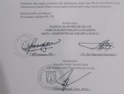Surat Kurban Palsu Hebohkan Jakbar, Kasudin Sosial: Itu Bukan dari Kami!