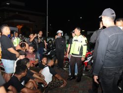 Sasar Lokasi Keramaian, Tim Patroli Anti Premanisme di Kota Tangerang Amankan 34 orang