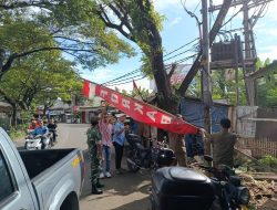 Tertib dan Bebas Intimidasi, 72 Bendera Ormas di Kota Tangerang Ditertibkan Petugas Gabungan