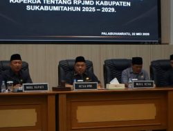 Wabup Sukabumi Hadiri Paripurna DPRD Agenda Penyampaian Pandangan Umum Fraksi-fraksi