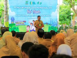 Perkuat Ketahanan Pangan dan Budaya Sehat Sejak Dini, Wali Kota Tangerang Kukuhkan 120 Kader KA’ ASUH