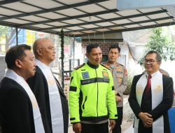 Pastikan Ibadah Kenaikan Isa Al-Masih Aman di Kota Tangerang, Kapolres Keliling Patroli Gunakan Motor