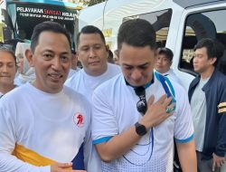 Aditya Yusma “Mas Ndaru” Bersama Kapolri dan PJU Mabes Polri Meriahkan CFD dalam Rangkaian HUT Bhayangkara ke-79