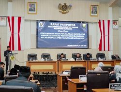 Rapat Paripurna Dewan Perwakilan Rakyat Daerah Kabupaten Sukabumi Ke-21 Tahun Sidang 2025