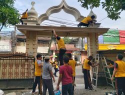 Hari Bhayangkara ke-79, Polisi Bersih-Bersih Rumah Ibadah Serentak di Tangerang