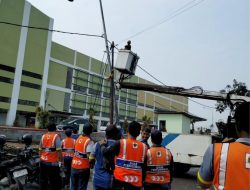 Jelang Beroperasi Kembali, Pemkot Tangerang Lakukan Penataan Ulang PJU di Kawasan Pasar Anyar