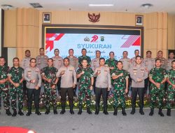 Sinergitas TNI-Polri, Danrem dan Dandim Hadiri Syukuran Hari Bhayangkara ke-79 di Mapolres Metro Tangerang Kota