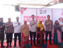 Resmikan Sarana Air Bersih, Waka Polres Metro Tangerang Kota: Semoga Bermanfaat dan Jaga Sebaik-baiknya