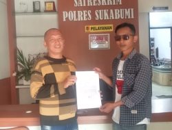 Pers D’Jurnal Laporkan Dugaan Pencemaran Nama Baik dan Pelanggaran UU ITE ke Polres Sukabumi