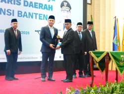 Danrem 052/Wkr Hadiri Pelantikan Deden Apriandhi Sebagai Sekda Banten