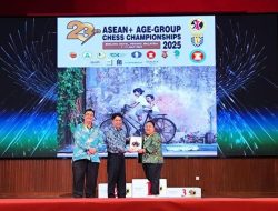 Dua Dekade Lebih Dukung Catur, JAPFA Raih Penghargaan Prestisius dari ASEAN Chess Confederation