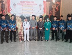 Bupati Lantik dan Ambil Sumpah 3 Pejabat Kepalo Tiyuh Tubaba
