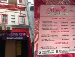 Wijaya57 Massage & Lounge Diduga Jadi Sarang Prostitusi, Layanan ‘Es Teh’ Buka Kedok Praktik Terselubung