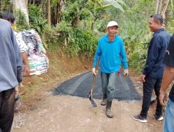 Warga Apresiasi Pengaspalan Jalan Lingkungan di Pasir Kadu Kalapanunggal