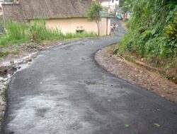 Dinas PU Sukabumi Perbaiki Ruas Jalan Cibuluh, Kepala Desa Ajak Warga Jaga Kualitas