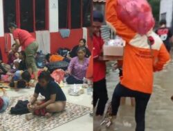 Banjir Karawang, BAGUNA PDI Perjuangan Lakukan Evakuasi dan Distribusi Logistik