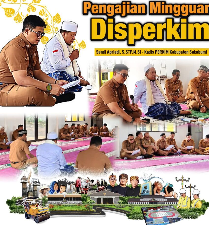 Pengajian Mingguan, Disperkim Sukabumi Perkuat Spiritualitas dan Kinerja ASN