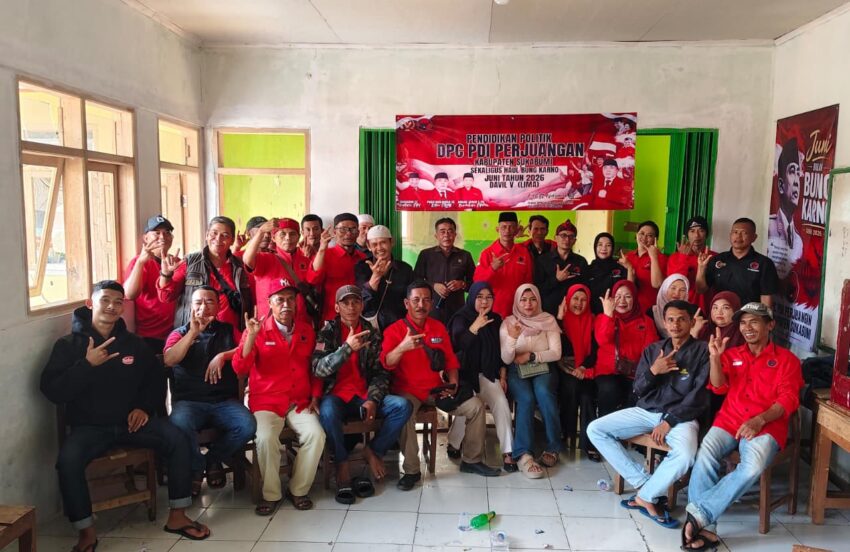 PDIP Sukabumi Perkuat Basis, Paoji Nurjaman Pimpin Pendidikan Politik di Dapil V