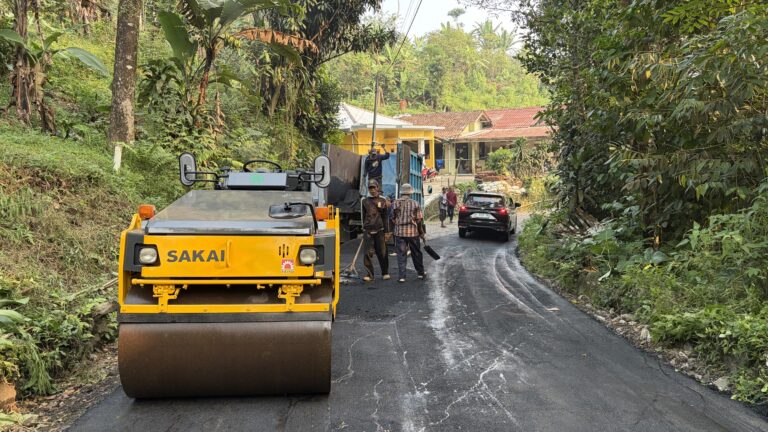 Perbaikan Jalan Ciawitali–Cikidang Dimulai, Fokus pada Titik Kerusakan Lama