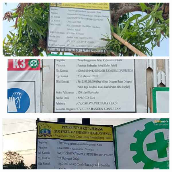 Ketua DPRD Kota Serang Terima Aduan Proyek Miliaran PUPR, Langsung Koordinasi ke Komisi IV dan Dinas