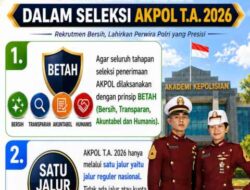 Polri Pastikan Tidak Ada Kuota Khusus Pada Penerimaan Taruna Akpol T.A 2026