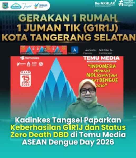 ASEAN Dengue Day 2026: Dinkes Tangsel Beberkan Kunci Sukses Zero Death DBD Sejak 2023