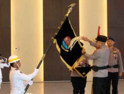 Polda Banten Gelar Tradisi Pencucian Pataka “Gawe Kuta Baluarti”, Sambut HUT Bhayangkara ke-80.