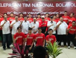 PBVSI Lepas Timnas Voli Putra Senior dan U-18 Berlaga di Kejuaraan Internasional