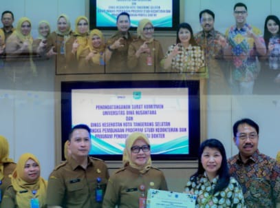 Dinkes Tangsel dan BINUS University Teken Komitmen Buka Prodi Kedokteran dan Pendidikan Dokter