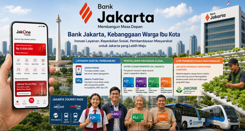 Menghadirkan Inovasi, Kepedulian, dan Harapan untuk Jakarta yang Lebih Maju, Bank Jakarta Jadi Kebanggaan Warga Ibu Kota